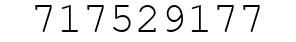 Number 717529177.