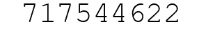 Number 717544622.