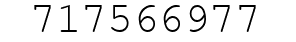 Number 717566977.