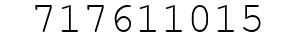 Number 717611015.