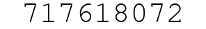 Number 717618072.