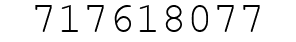 Number 717618077.