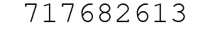 Number 717682613.