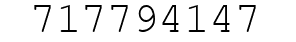 Number 717794147.