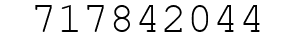 Number 717842044.