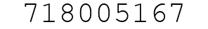 Number 718005167.