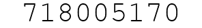 Number 718005170.