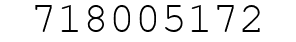 Number 718005172.