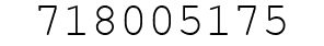 Number 718005175.