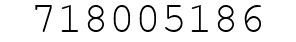 Number 718005186.