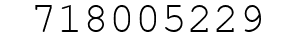 Number 718005229.