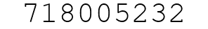 Number 718005232.