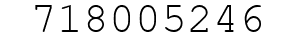 Number 718005246.