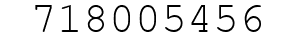 Number 718005456.