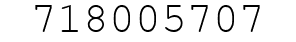 Number 718005707.