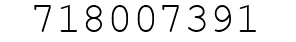 Number 718007391.