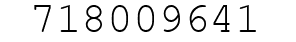 Number 718009641.