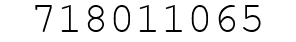 Number 718011065.