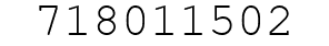 Number 718011502.