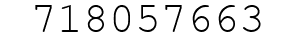 Number 718057663.