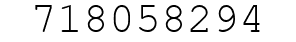 Number 718058294.