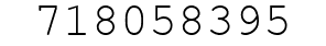 Number 718058395.