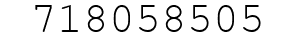 Number 718058505.
