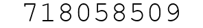 Number 718058509.