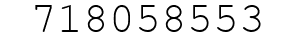Number 718058553.