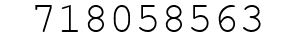 Number 718058563.