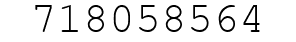 Number 718058564.