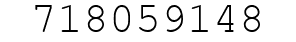 Number 718059148.