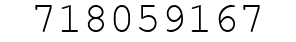 Number 718059167.