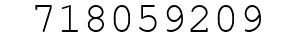 Number 718059209.