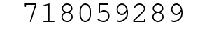 Number 718059289.