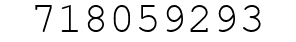 Number 718059293.