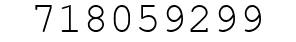 Number 718059299.
