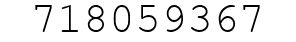 Number 718059367.