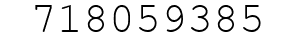 Number 718059385.