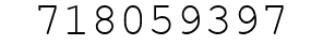 Number 718059397.