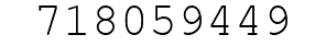 Number 718059449.