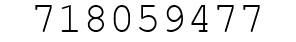 Number 718059477.