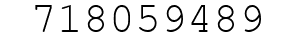 Number 718059489.