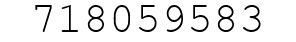 Number 718059583.