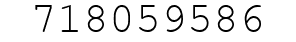 Number 718059586.