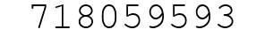 Number 718059593.