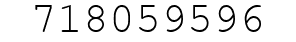 Number 718059596.