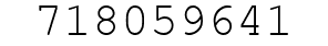 Number 718059641.