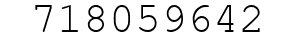 Number 718059642.