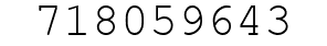 Number 718059643.